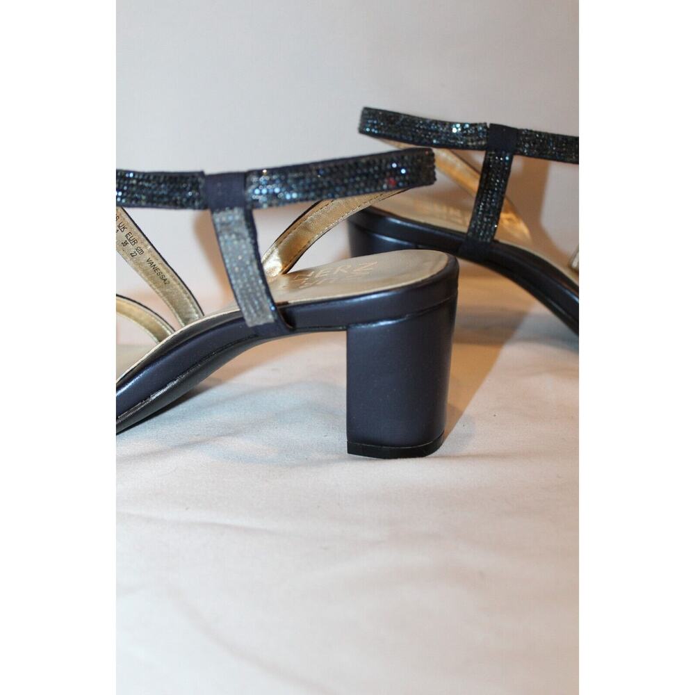 Naturalizer Women's Vanessa Evening Strappy Sandals Shoes 7.5W French Navy NIB - Picture 5 of 7